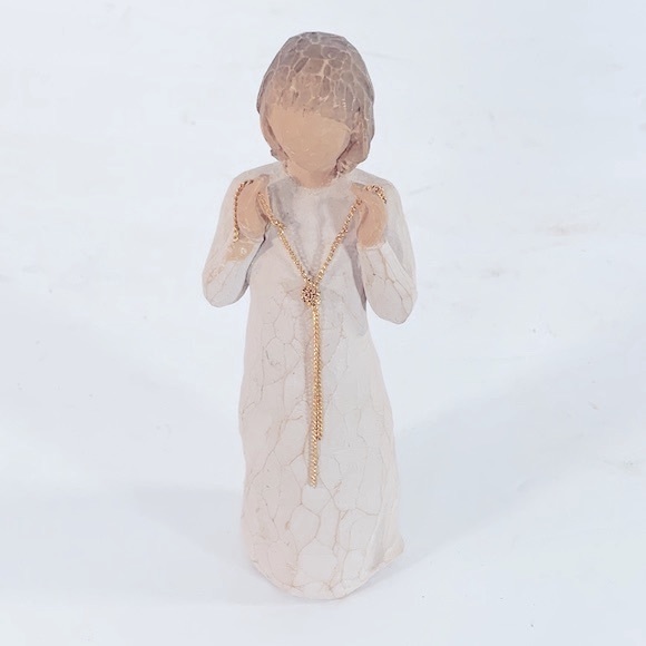 Willow Tree Truly Golden 2008 Susan Lordi Angel Hand-Painted Resin Figurine - Picture 3 of 12